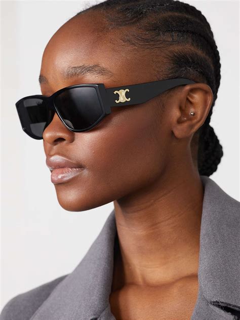 celine spectacles ladies black with gold july 2016|CELINE Sunglasses for Women .